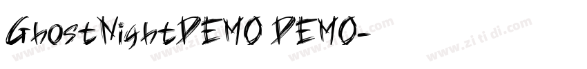 GhostNightDEMO DEMO字体转换